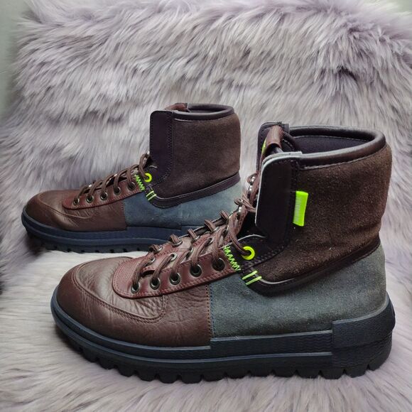 Nike Xarr The 10Th Boots Mens Size 8.5 Obsidian Blue Brown Green BQ5240-400 - Picture 1 of 8